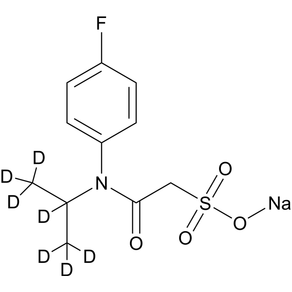 Sodium 2-((4-fluorophenyl)(isopropyl)amino)-2-oxoethane-1-sulfonate-d7